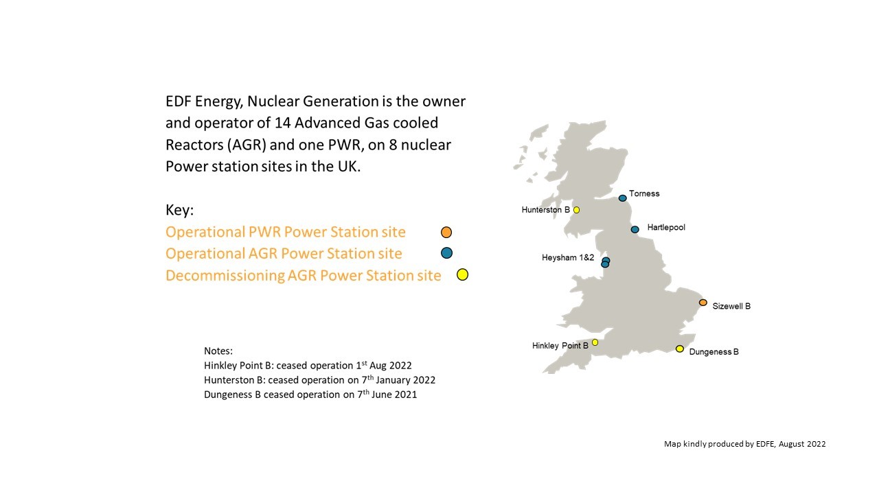 EDFE's UK nuclear power stations